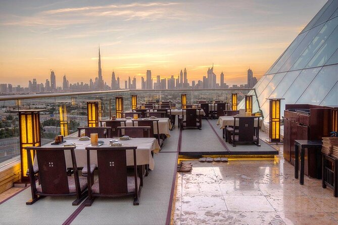 Burj Khalifa Entrance Ticket With the Roof Top Meal From Dubai