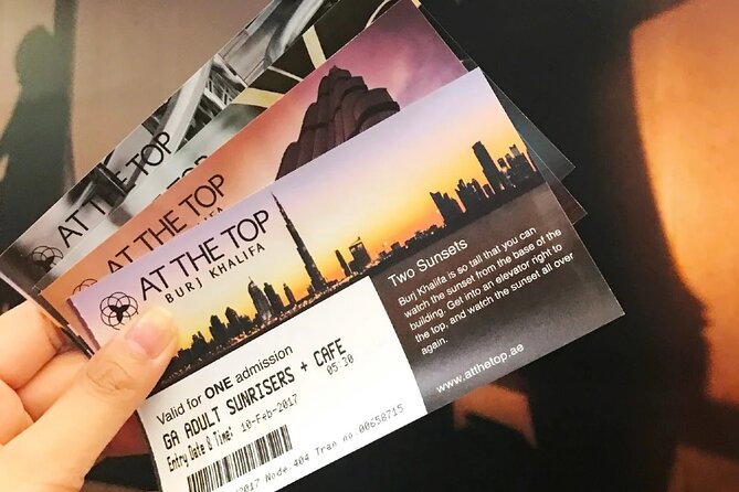Burj Khalifa Tickets With the Roof Top Dinner Meal From Dubai - Good To Know