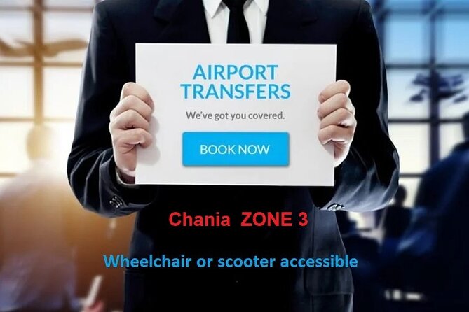 Chania Airport (Chq) To/From Chania Suburbs- ZONE 3 -Up to 15 Prs - Good To Know