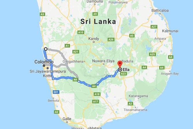 Colombo Airport (CMB) to Ella City Private Transfer - Good To Know