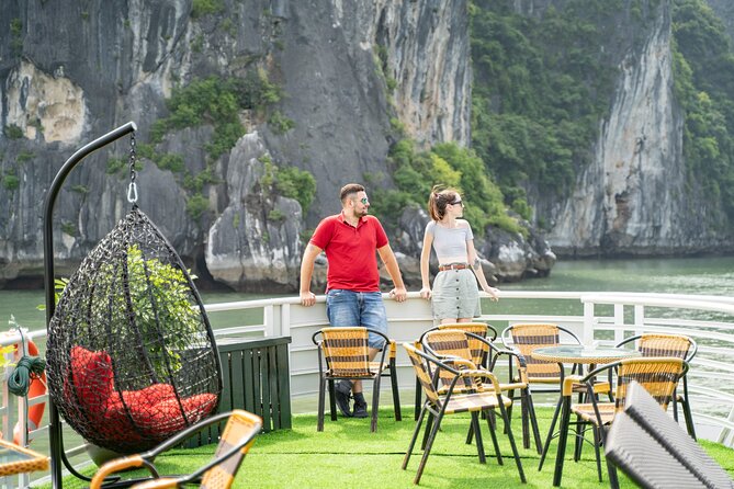 Cong Cruise Full Day Explore Halong Bay - On-board Activities