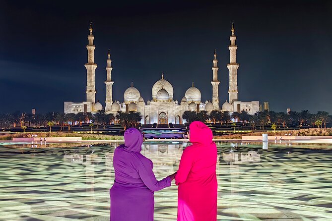 Grand Mosque Qasr Al Watan Palace and Louvre Tour in Abu Dhabi - Itinerary Overview
