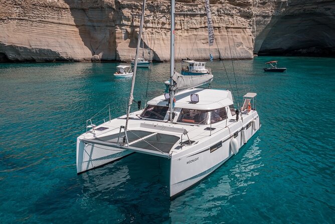 Private Half-Day Catamaran Cruise to Kleftiko Bay Milos - Good To Know