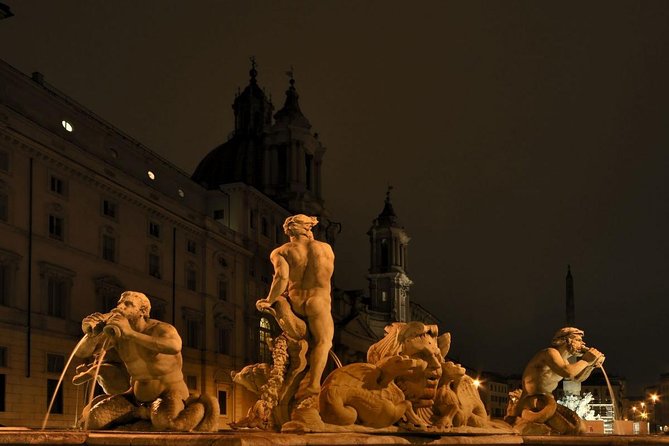 Rome by Night Private Walking Tour With Dinner - Tour Highlights