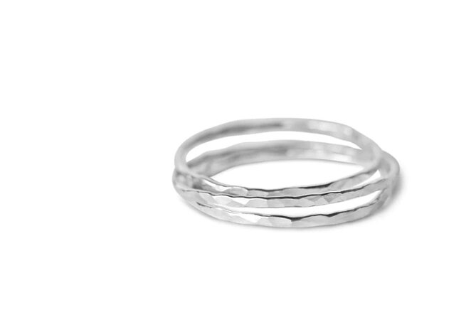 Sterling Silver Set of 3 Stacking Ring Class in Puerto Viejo - Good To Know