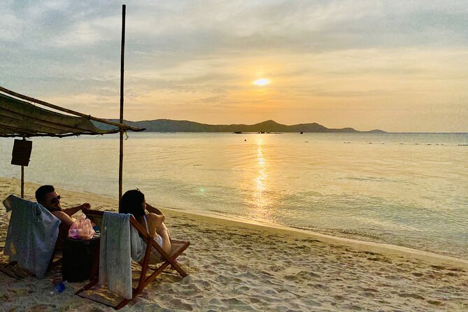 Sunset on the Sea Border Vietnam - Cambodia by US Army Jeep - Sunset Experience Details