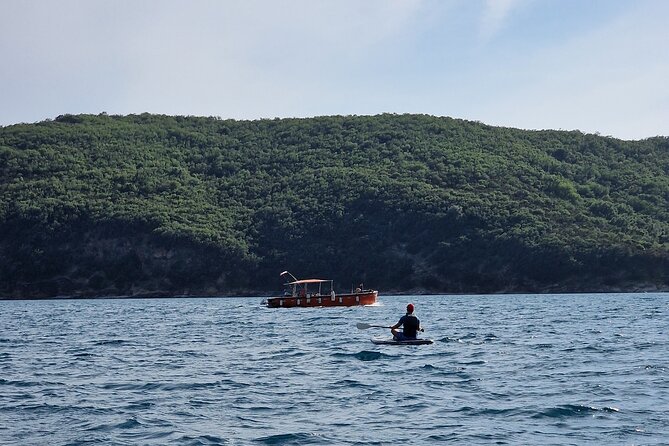Sup-Board or Kayak Tour From Becici to Sveti Nikola Island Caves