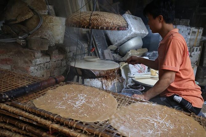 Tho Ha Handicraft Village Tour Making Rice Crackers; Local Market - Good To Know