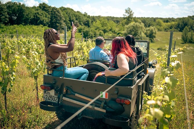 Wine Safari:Tour Of Poggio Ai Laghi Vineyard On a Vintage Offroad - Experience Overview