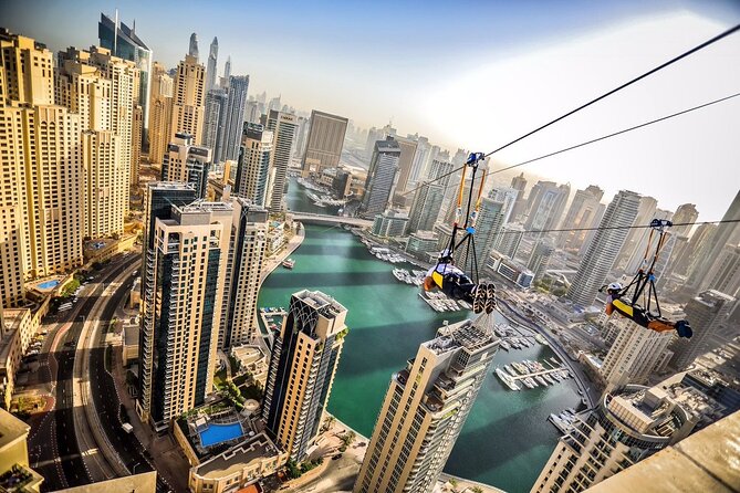 XLine Solo Urban Zipline in Dubai Marina