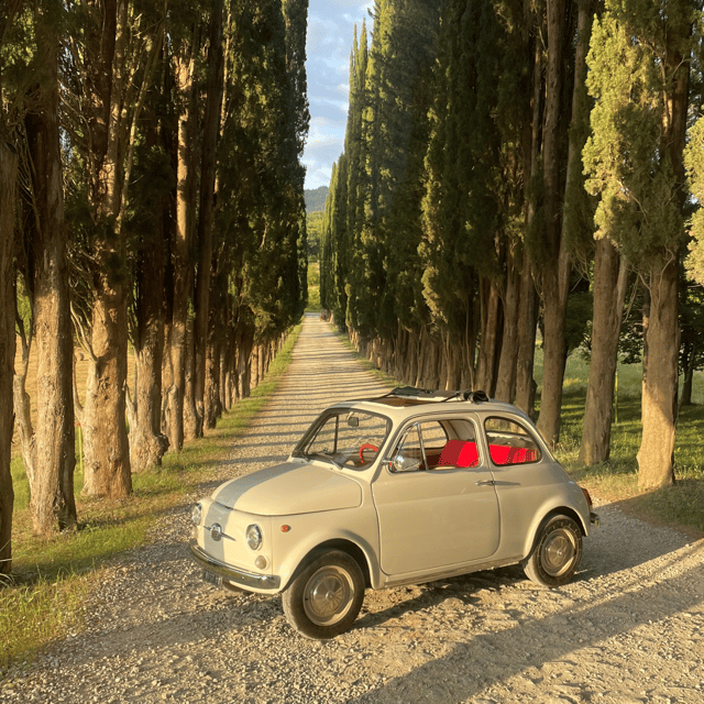 Afternoon Tour in Fiat 500: Florence Self Drive, 16-18