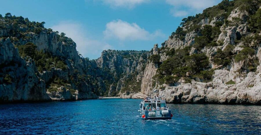Aix or Marseille: Full Calanques Boat Trip, Cassis & Wine
