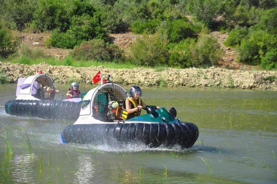 Alanya Hovercraft and Zip Line Experience 2 in 1