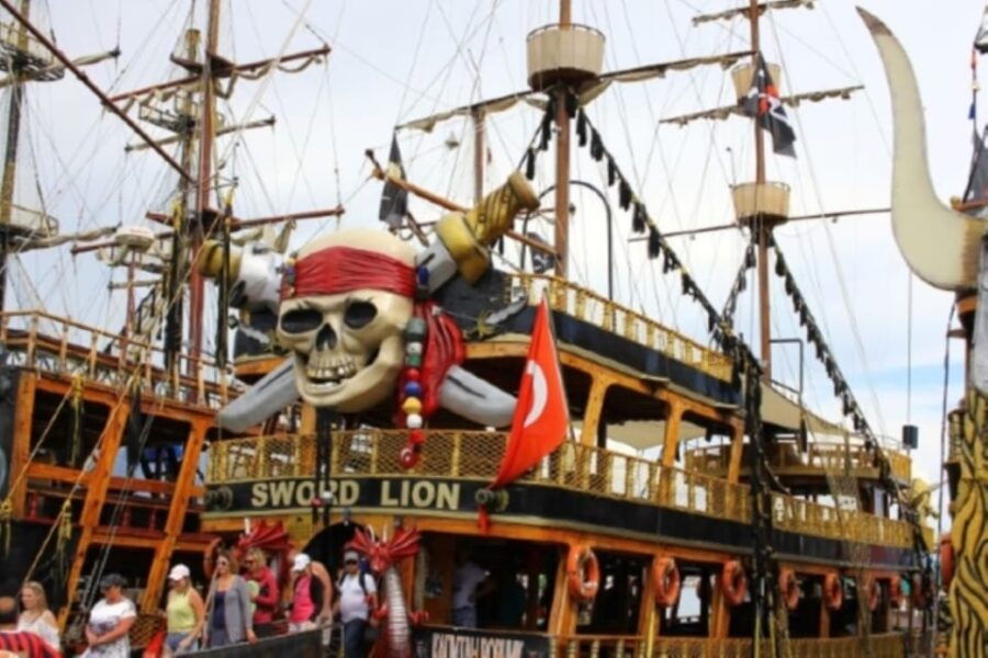 Alanya: Pirate Ship Cruise With Food and Swimming Stops - Activity Overview
