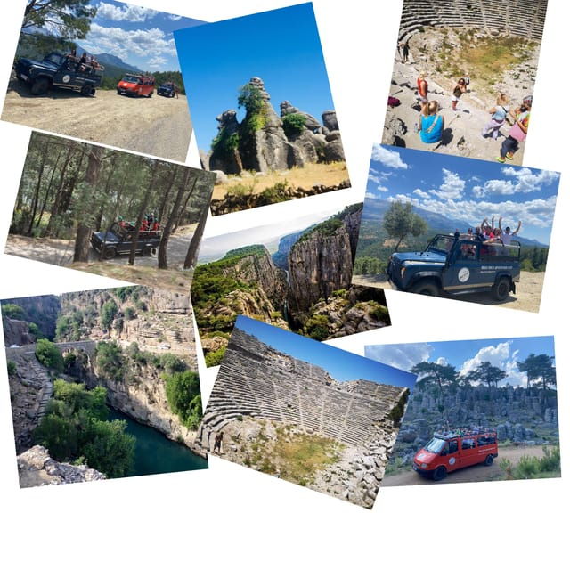 Antalya: Jeep Safari Tazi Canyon, Selge Theater Adam Kayaları