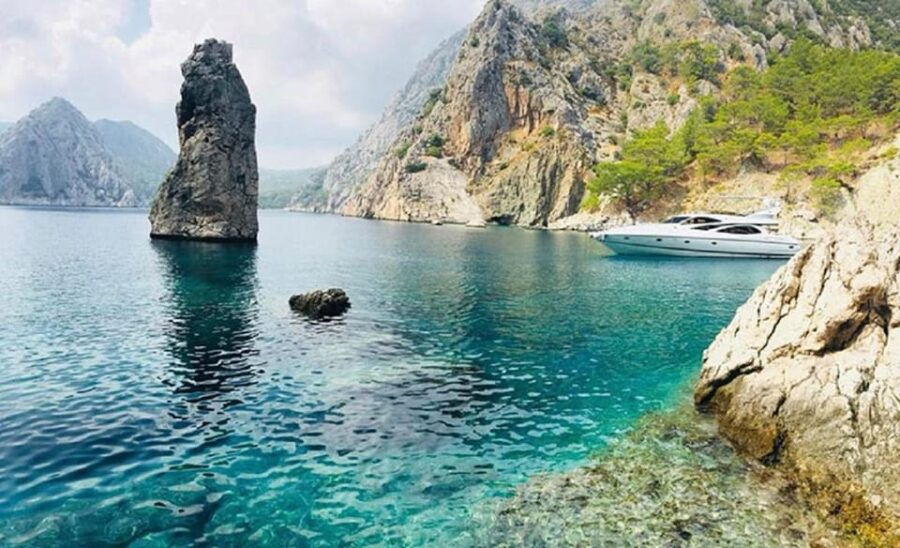 Antalya Porto Genoese-Sazak Bays Boat Trip With Mud Baths - Trip Overview and Pricing