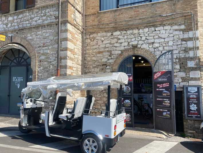 Assisi Flavors Tour - Tuk Tuk Tour Drinks & Food: Italian - Tour Overview