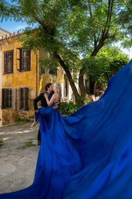 Athens Flying Dress Photoshoot