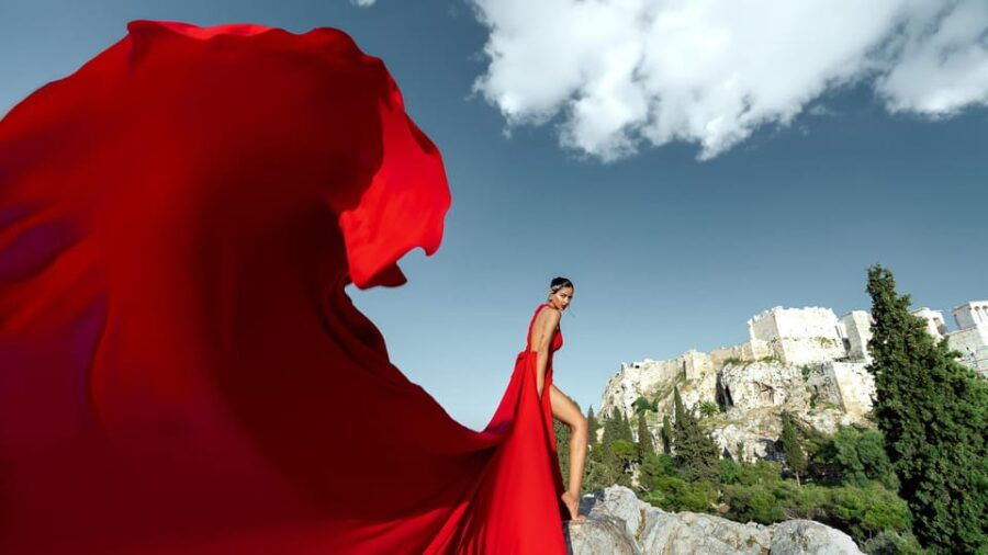 Athens: Flying Dress © Photoshoot Happy Birthday Package