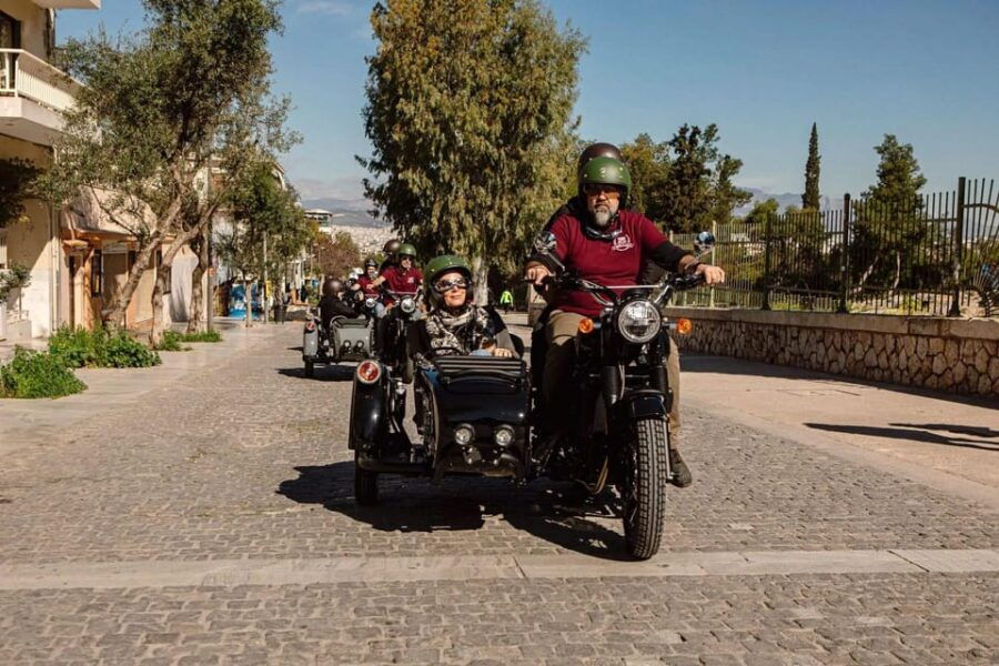 Athens: Private Tour to Hidden Gems on Vintage Sidecar