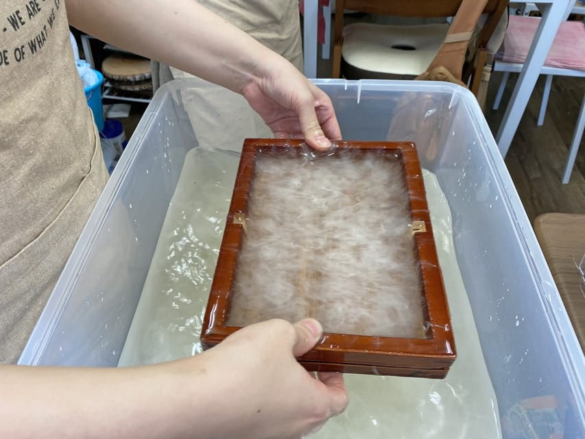 Authentic Handmade Washi Paper Making Workshop in Ueno - Workshop Overview