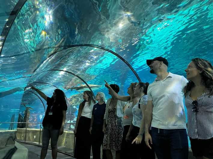 Barcelona Aquarium: Guided Tour With Exclusive Early Access