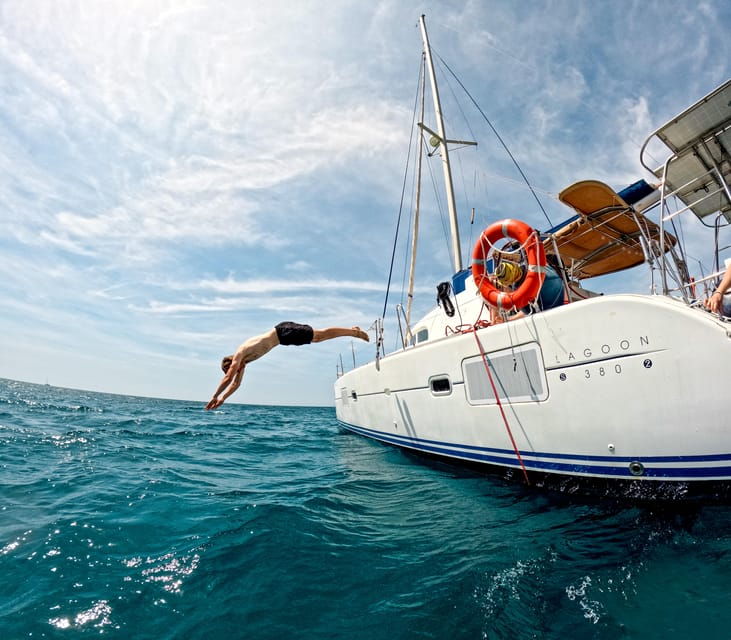 Barcelona: Boat Cruise W/ Swimming, Wine, & Tapas - Activity Overview