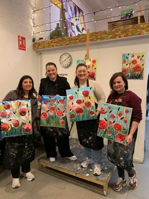 Barcelona: Learn to Paint, Sip Wine, Enjoy Snacks & Music