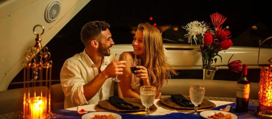 Barcelona: Night on a Private Yatch With Romantic Dinner - Activity Overview