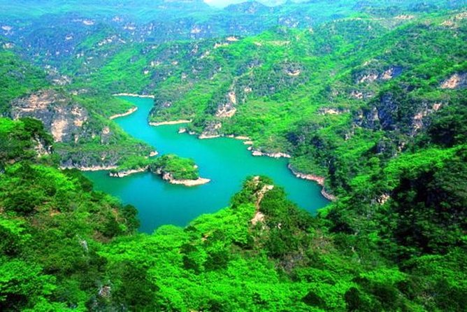Beijing Private Day Trip to Yuntai Mountain Geopark in Henan by Bullet Train