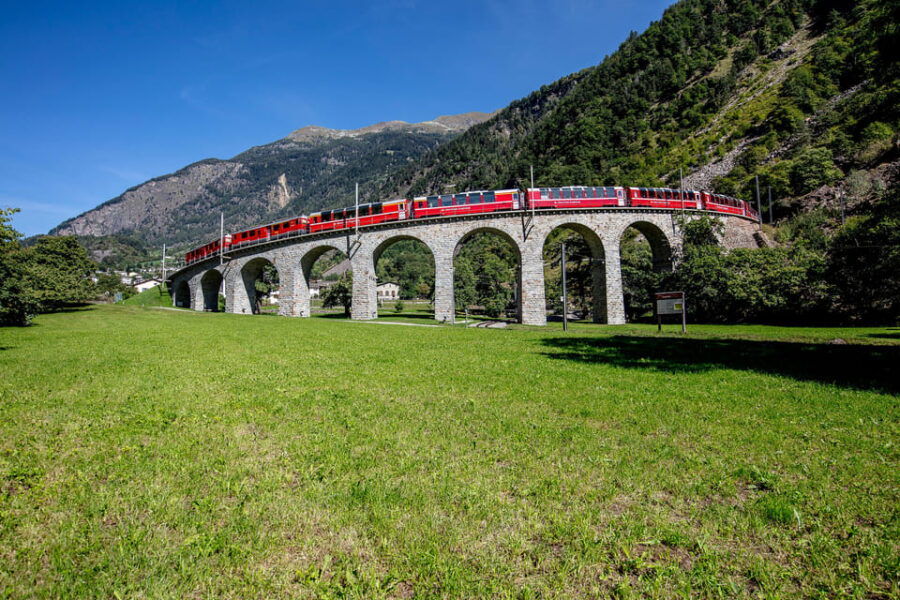 Bernina Express: Scenic Train Between Chur and Poschiavo