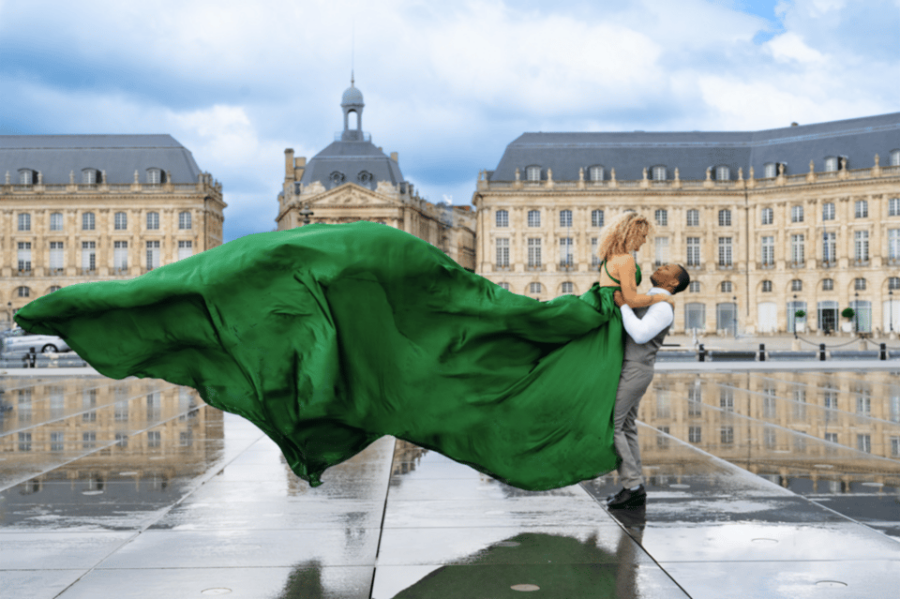BORDEAUX-BASSIN D’arcachon: Flying Dress Photo Shoot