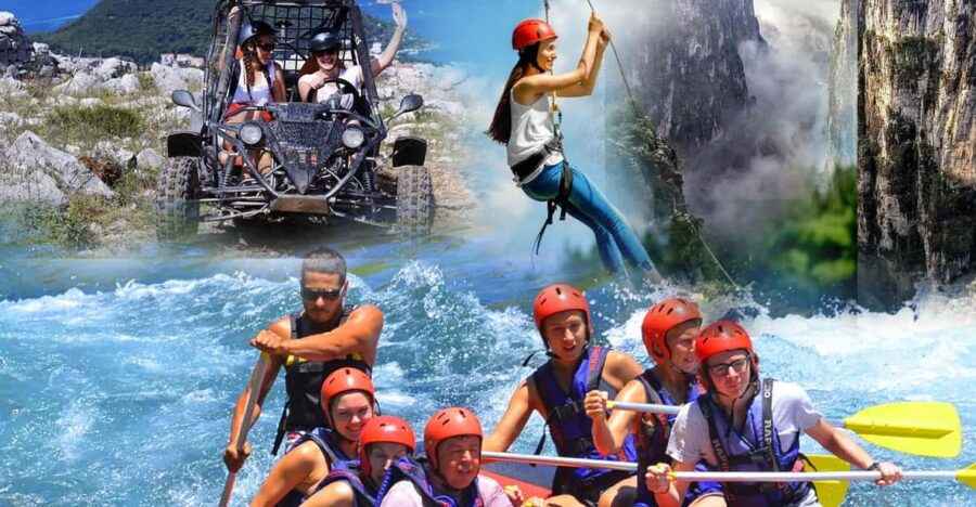 Buggy or Quad, Rafting, Jeep, Canyoning, Zipline Tour - Adventure Highlights