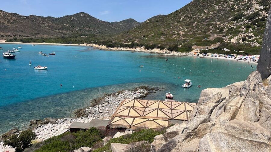 Cagliari: Devils Saddle & Poetto Beach Boat Tour With Lunch