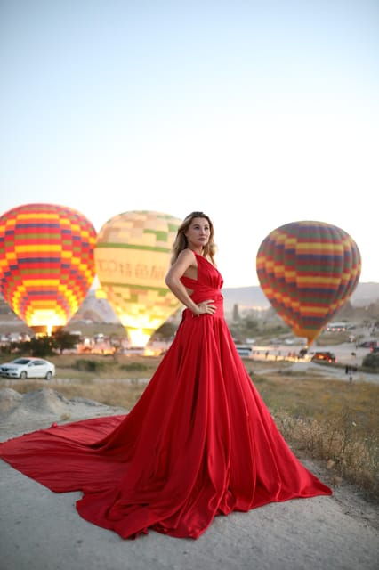 Cappadocia: Photoshooting With Flying Dresses