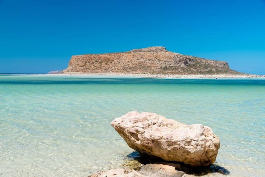 Chania: Transfer to Gramvoussa Island & Balos Lagoon Boat
