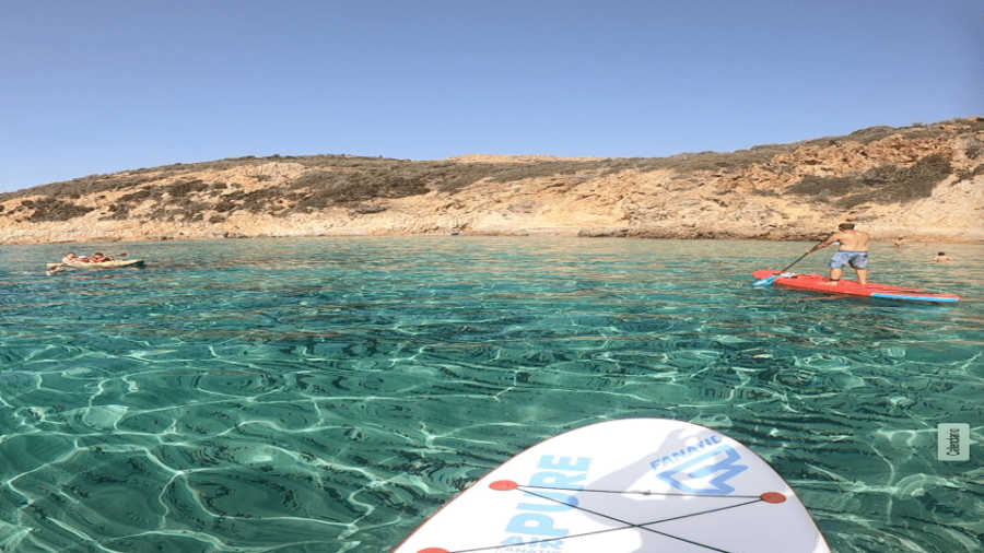 Chia: SUP Tour Around Stunning Beaches and Pristine Sea