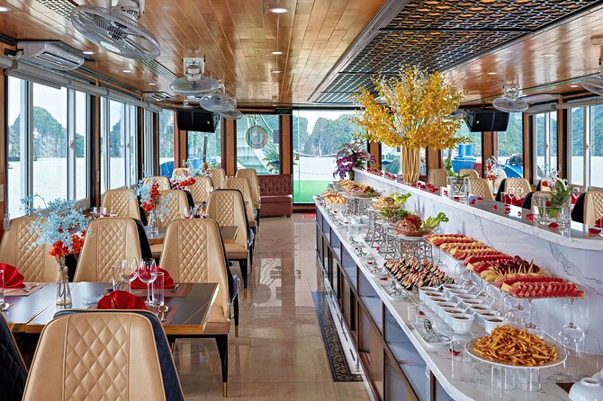 Cozy 5-Star Halong Day Cruise With Buffet Lunch From Harbor