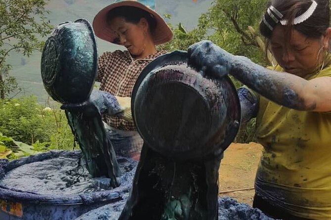 Experience Hmong Batik Indigo Embroidery Workshop in Sapa