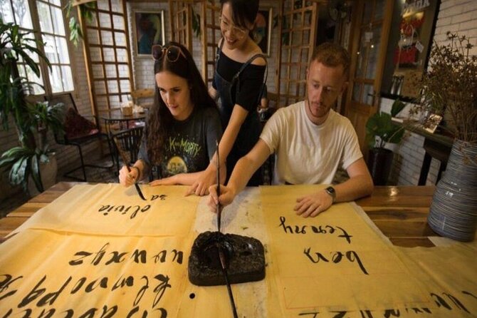 Experience Traditional Vietnamese Calligraphy Class in Ha Noi - Inclusions and Meeting Point