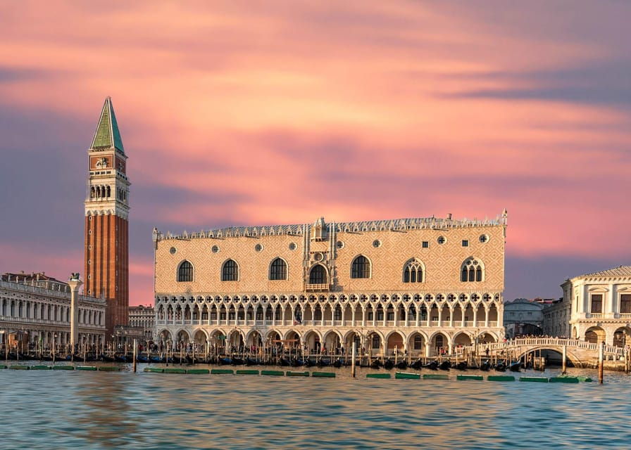 Explore Doges Palace: Golden Staircase, Bridge, Prisons