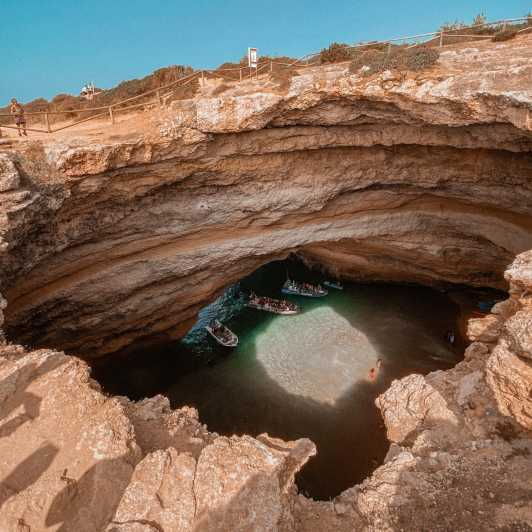 Faro: Benagil Cave Tour With Beach & Trail Visit
