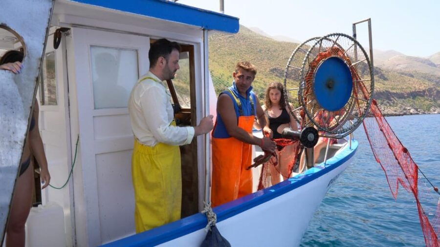 FISHING Experience: Zingaro Reserve, Scopello Lunch on Board