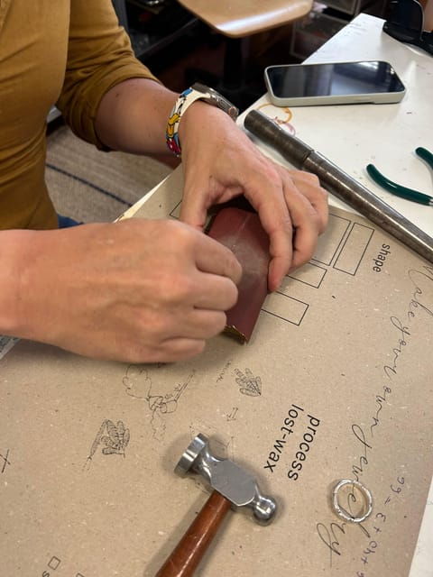 Florence: Custom Wedding Ring Making Experience.