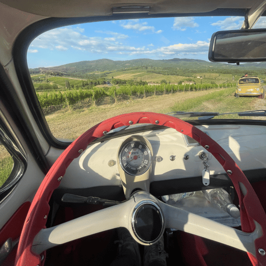 Florence & Tuscany: Vintage Fiat 500 Journey 9-11 AM