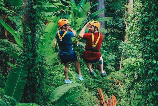 Flying Hanuman Ziplines 42 Platform With Transfer Round Trips
