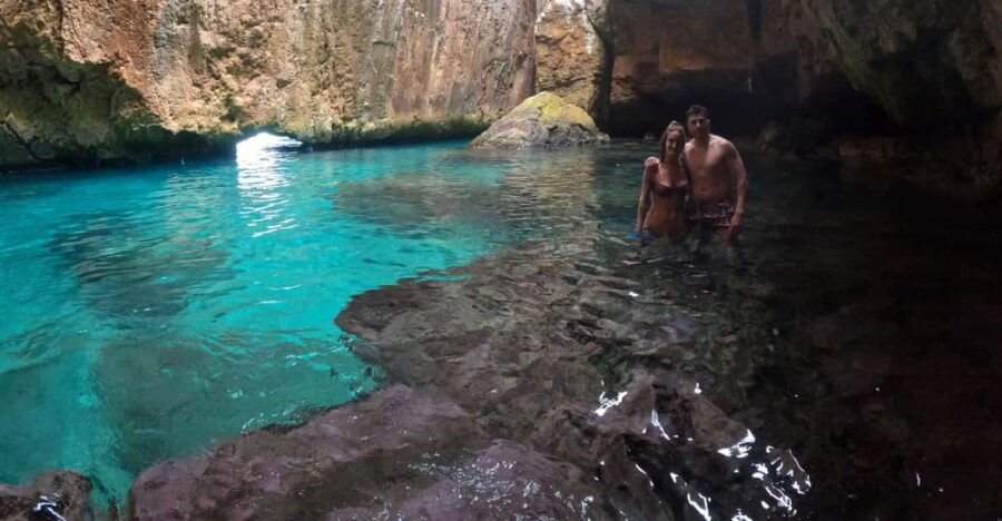 From Cala Moraig: Fish Cave and Cala Testos Kayaking Tour