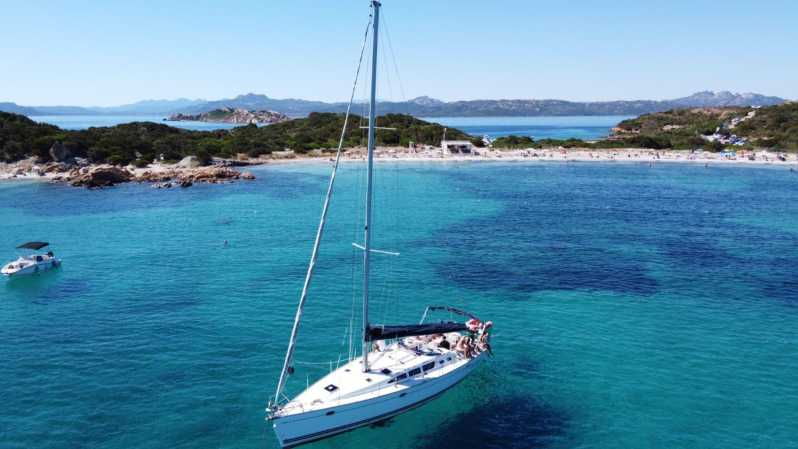 From Cannigione: Sailboat Tour in La Maddalena Archipelago