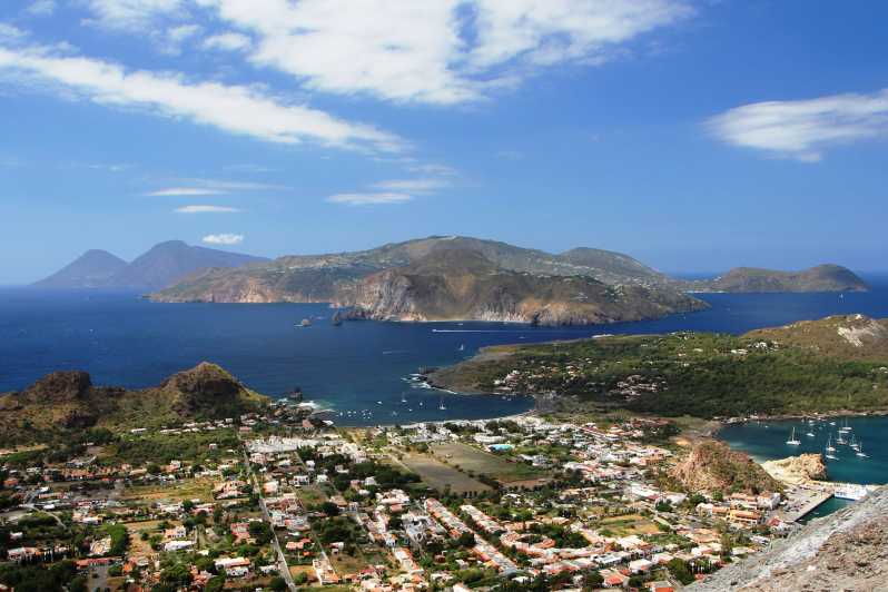 From Capo Dorlando: Lipari and Vulcano Tour With Boat Trip