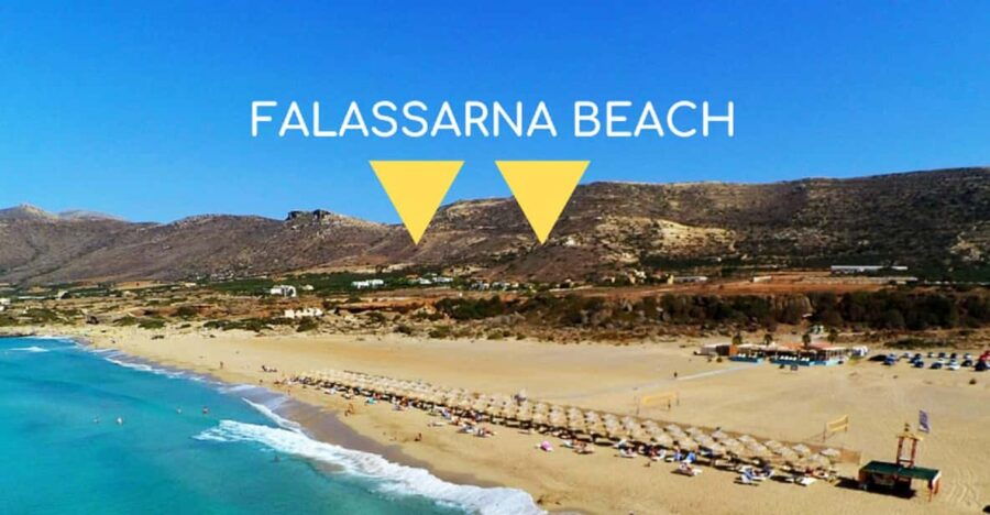 From Chania: Day Tour to Falassarna Beach by Coach